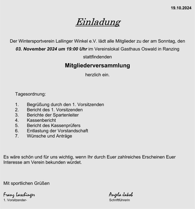 Generalversammlung