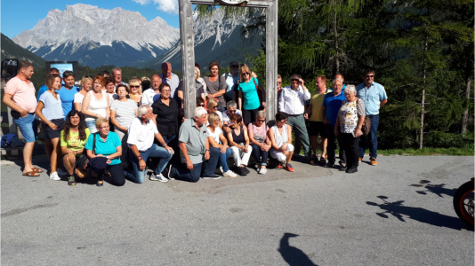 Gruppenfoto in Südtirol